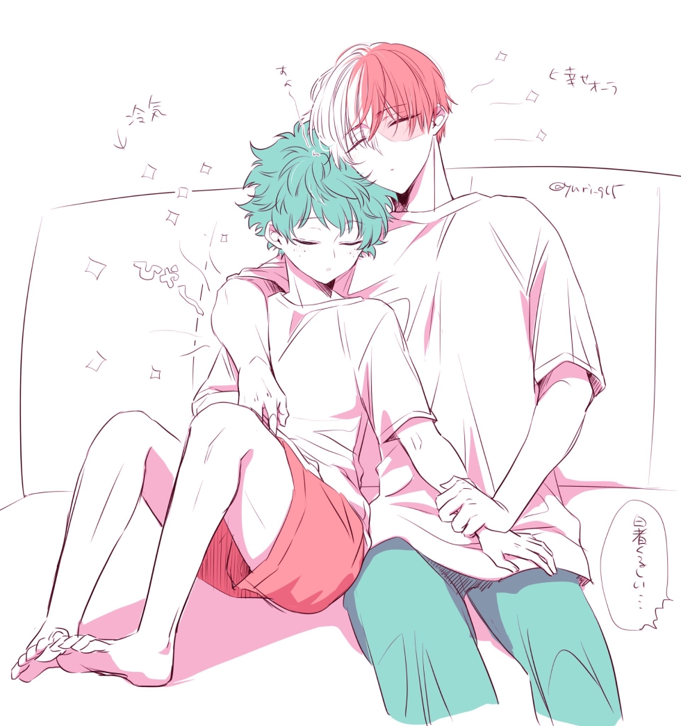 Todoroki from hairstyle to side