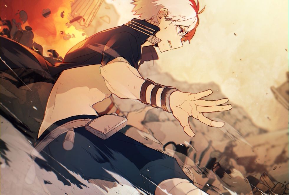 Midoria and Momo Kiss