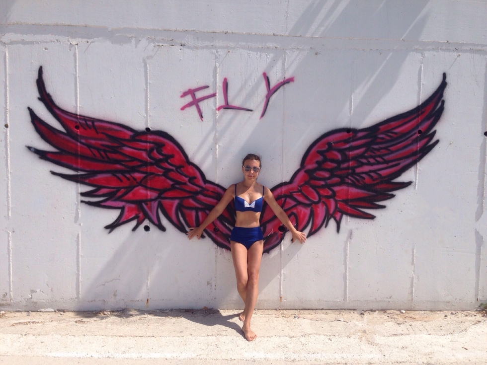 Naked admires its body