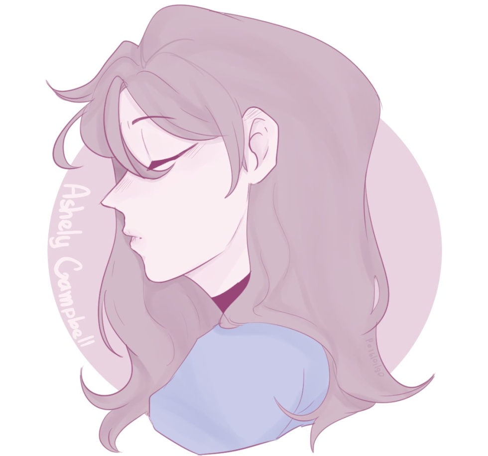 You on a black background