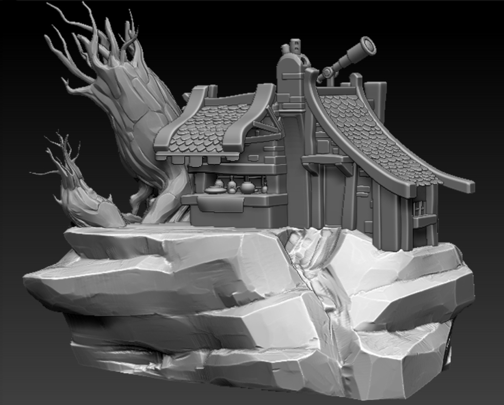 Zbrush houses