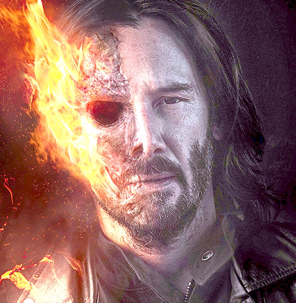 Keanu Reeves in time traveler