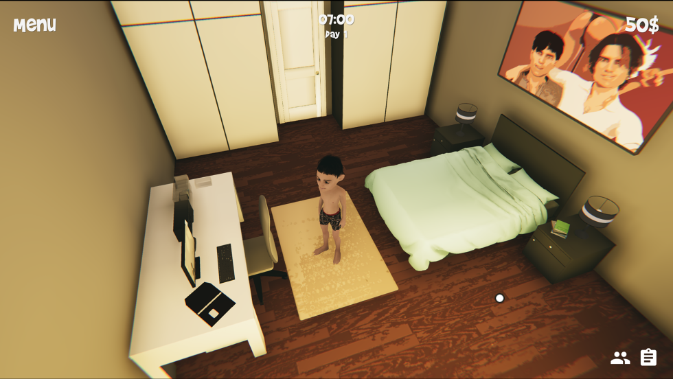 Erotic play by an engagement