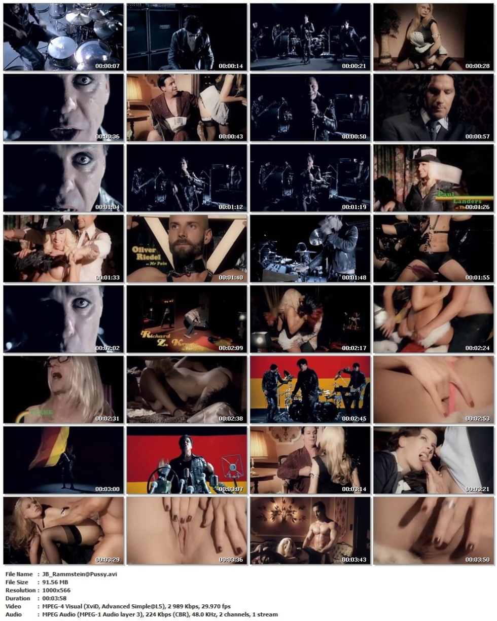 Rammstein Pussy Cover Single