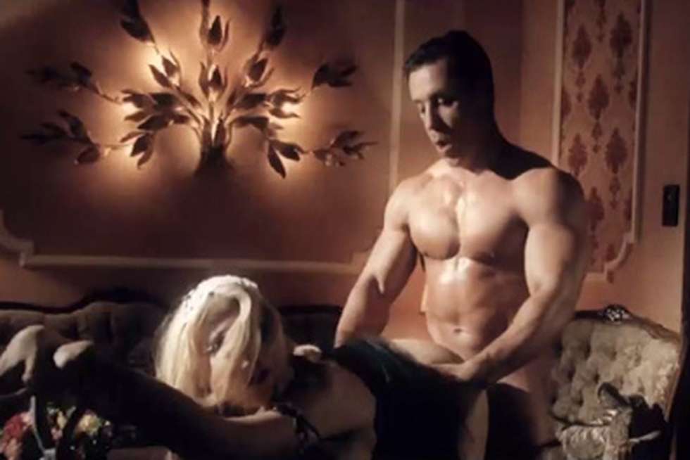 Porn actress from the clip Rammstein