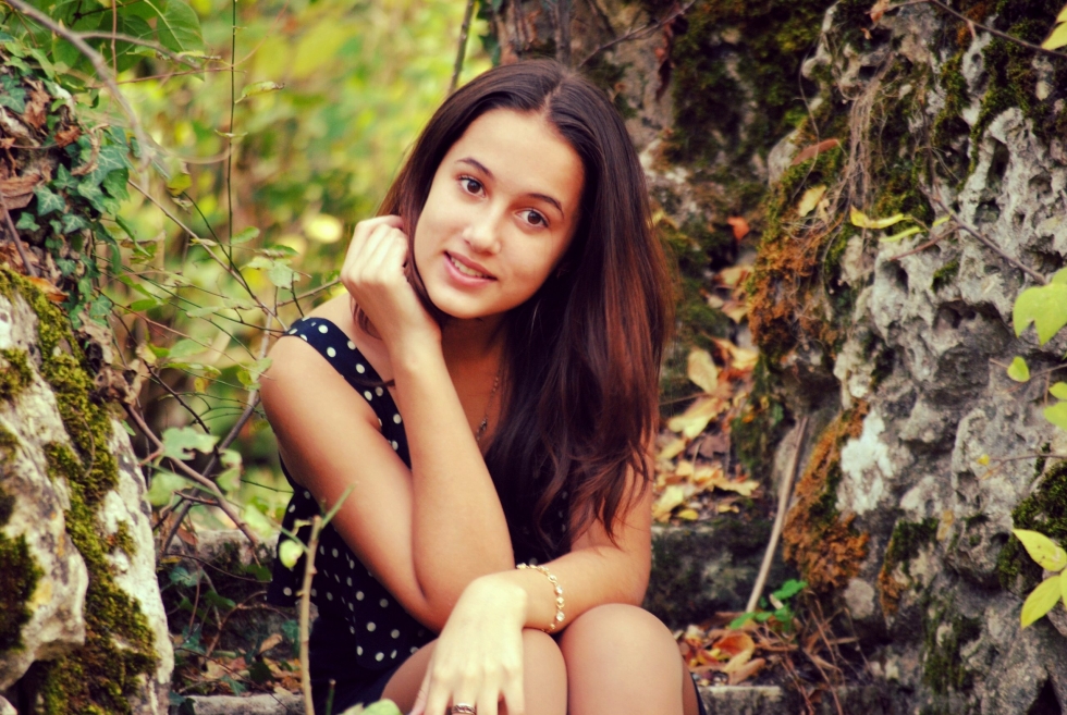 Black white drawings of girls