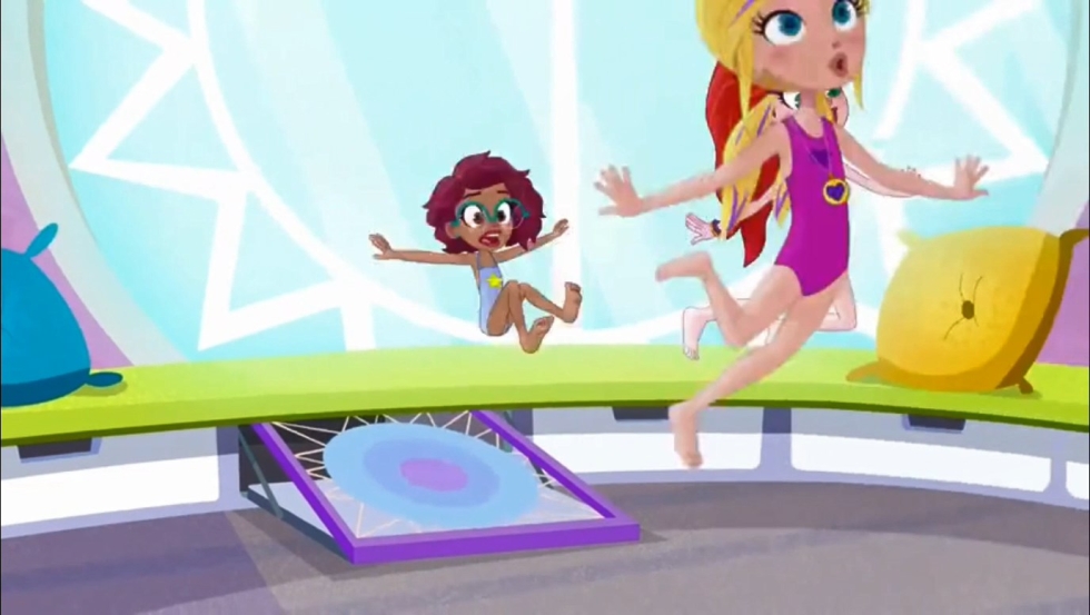 Polly Polly toy 90 x round purple