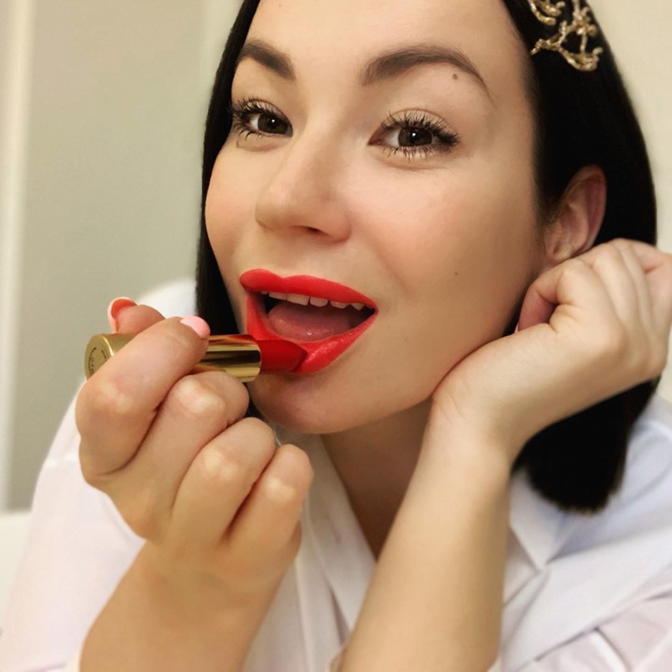 Ida Galich in tights