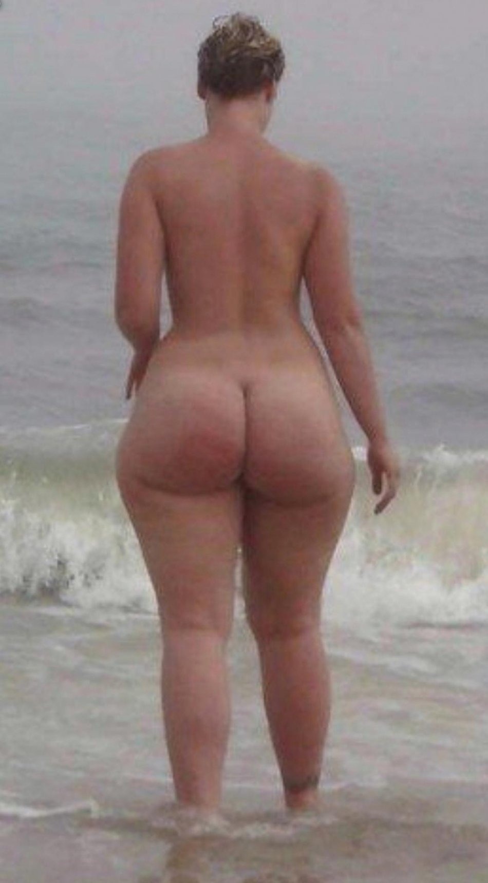 Big priests on the beach mature