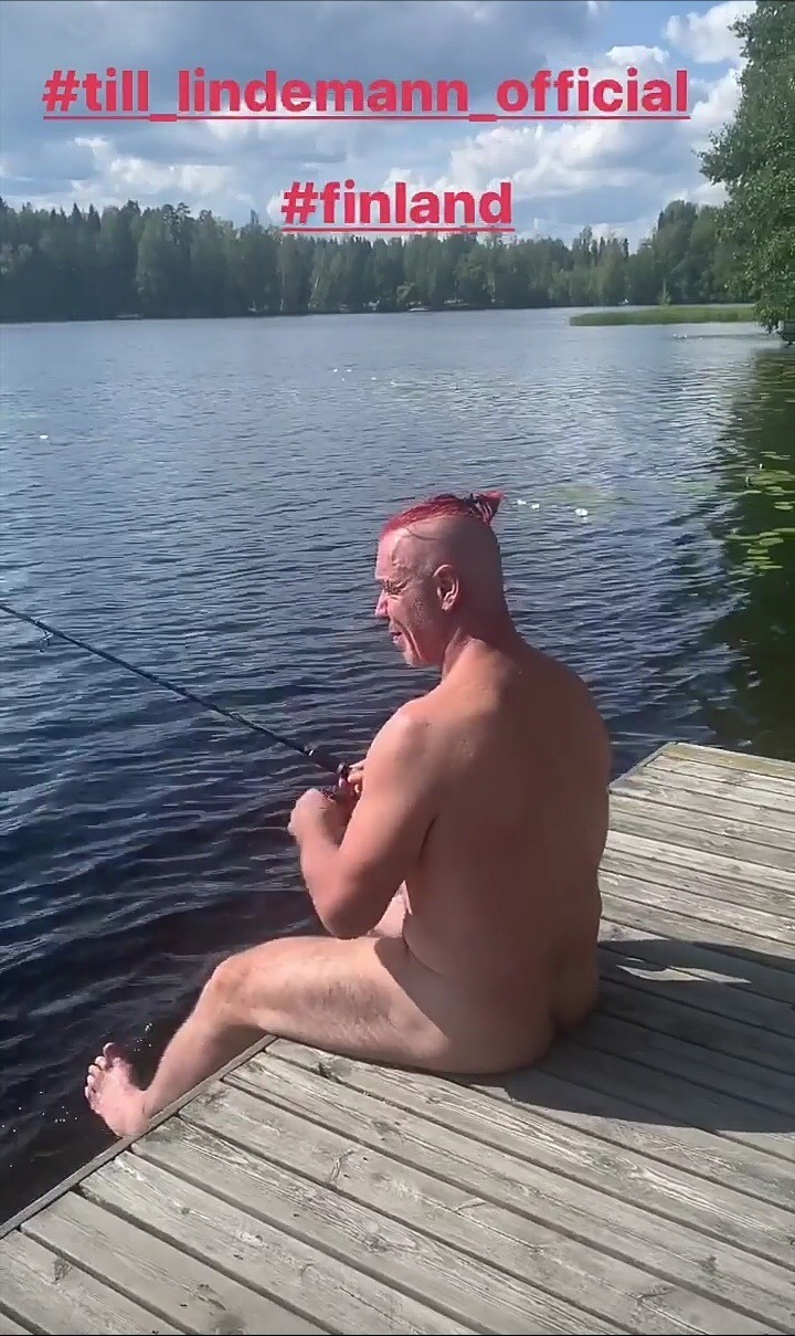 Till Lindemann to catch fish