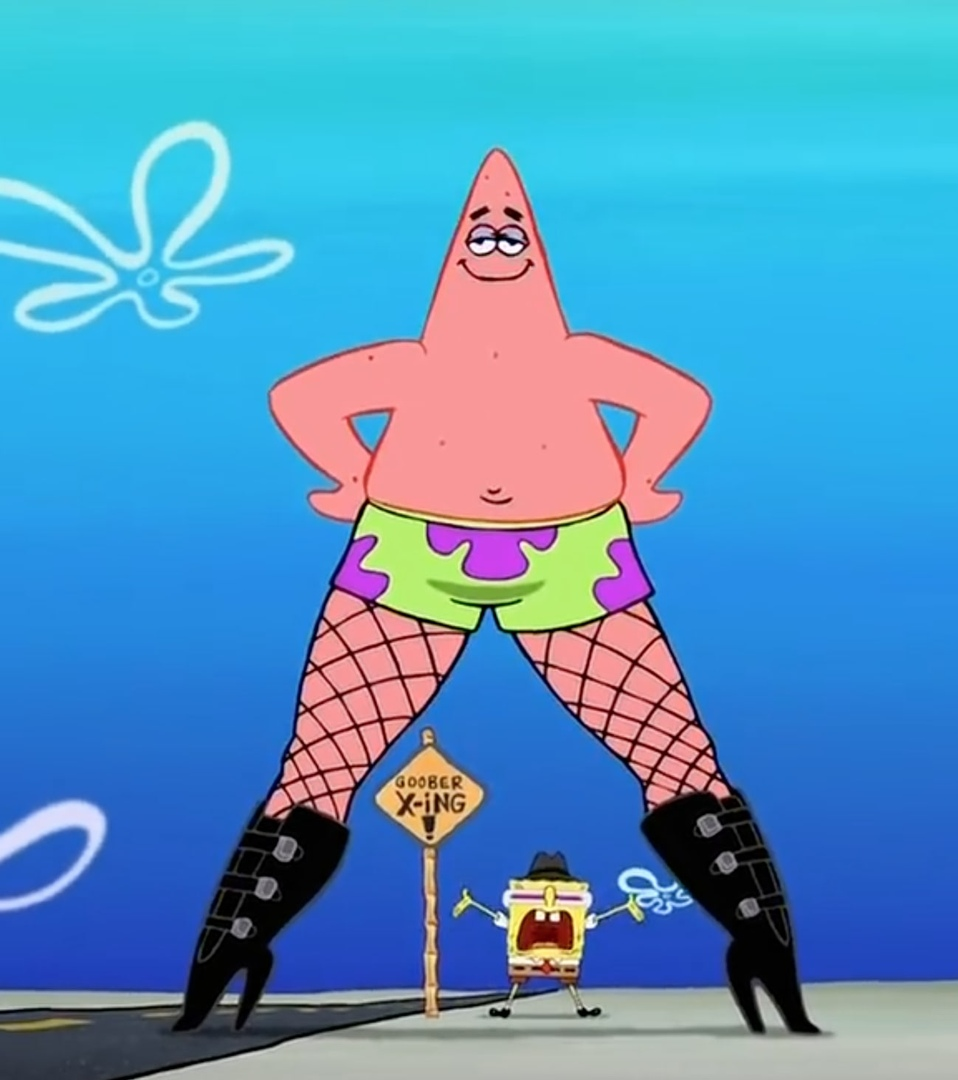 Patrick from Sponge Bob in Boots