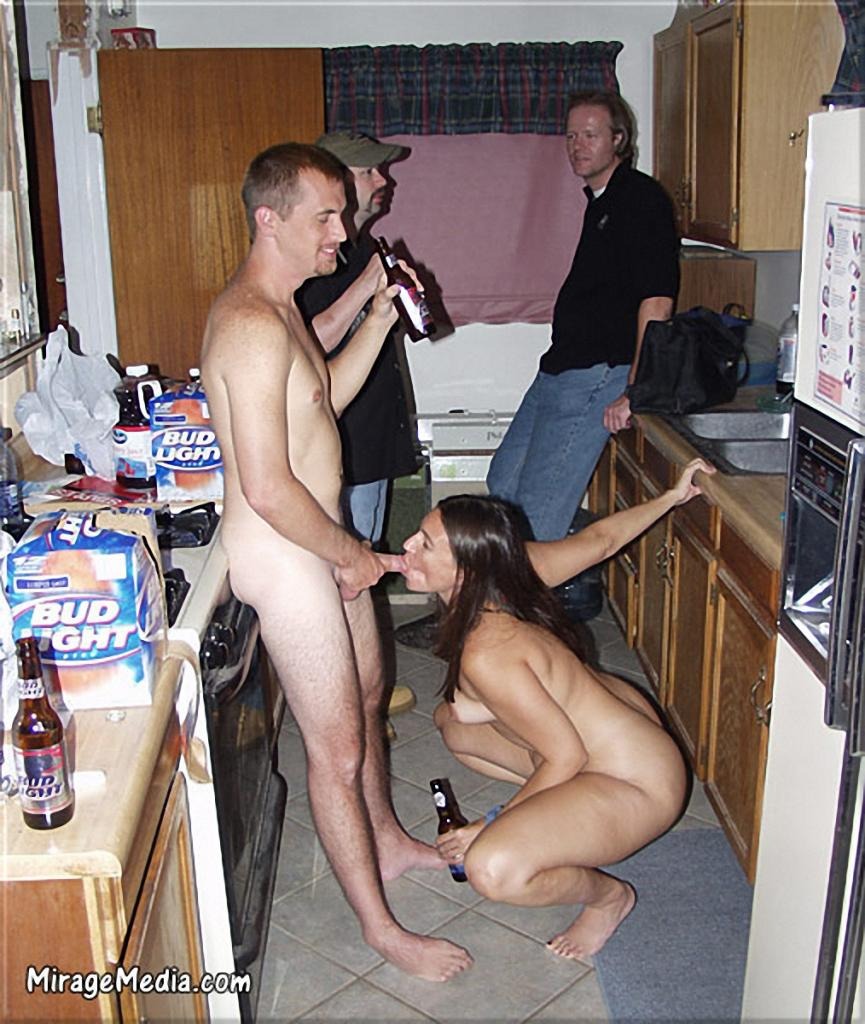 Drunk girls are debauchery