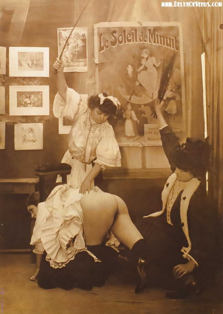 Spanking girls retro