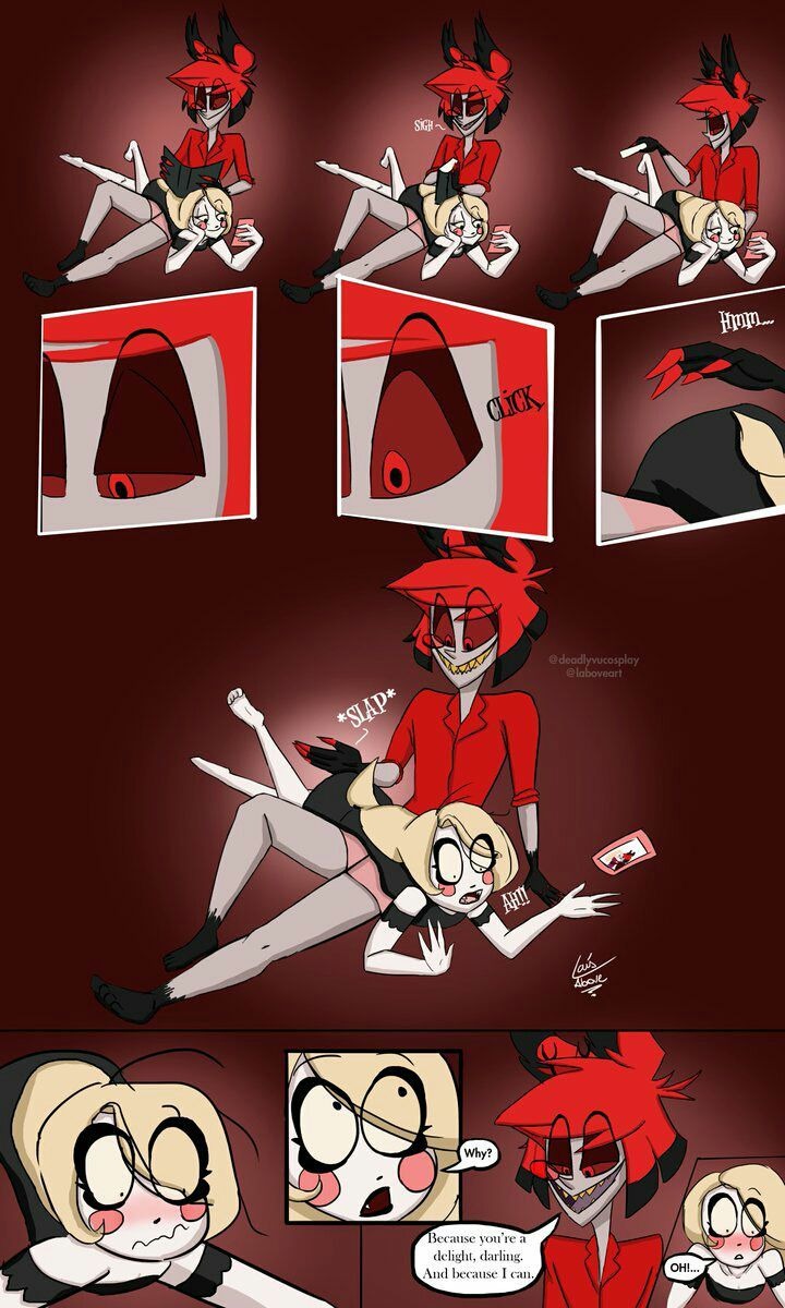 Charlie and Veuggi love comics in Russian