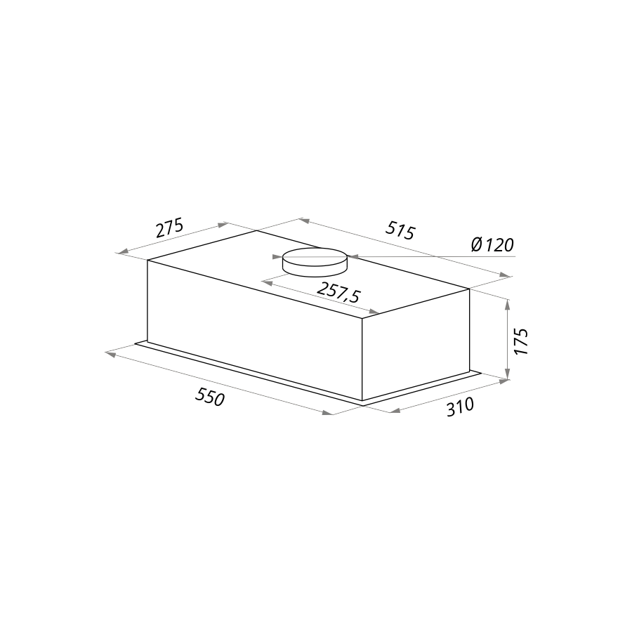 The sizes of the planets of the solar system