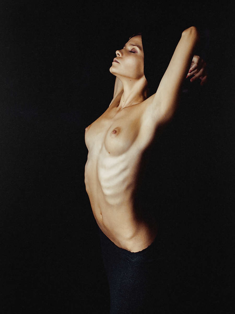 Beautiful naked female body