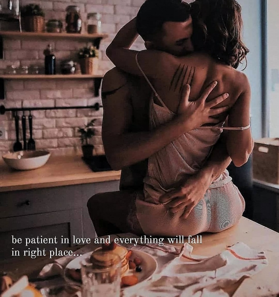 Man and woman are engaged