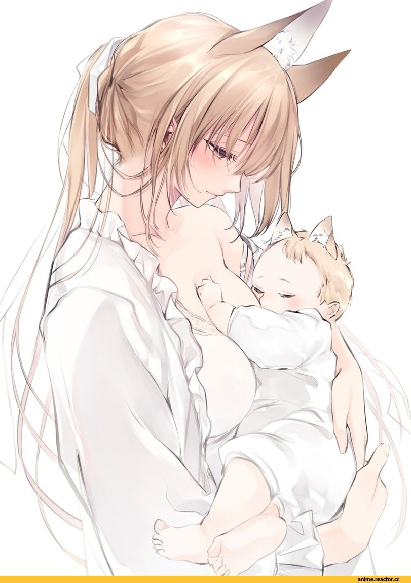 Anime breastfeeding
