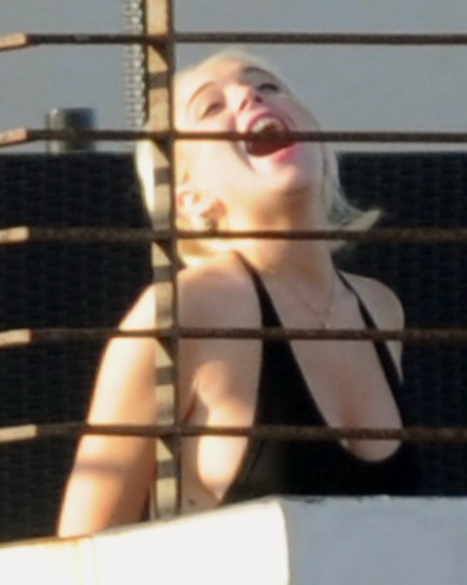 Lindsay Lohan with a gun