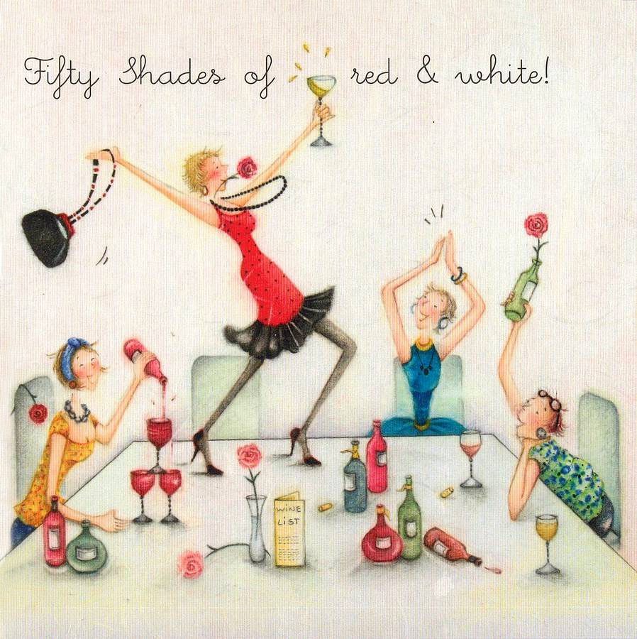 Stylish postcard to girlfriend