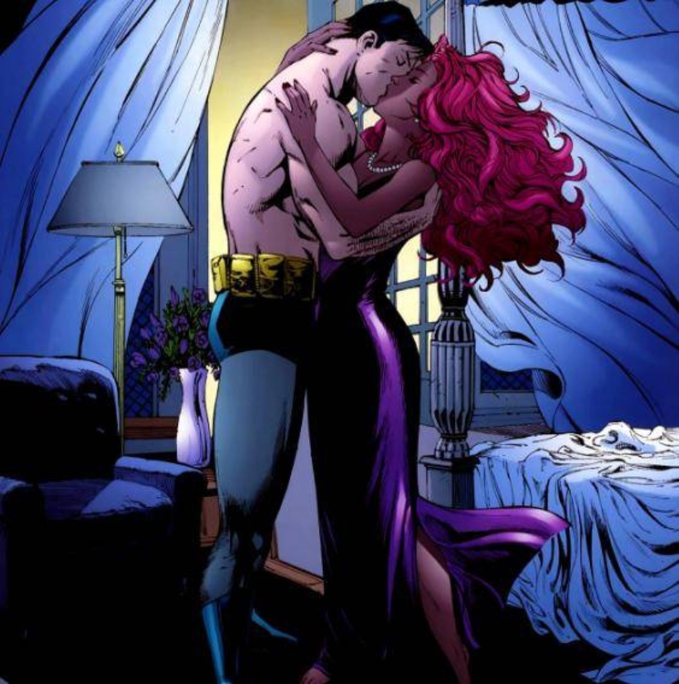 Bruce Wayne and Barbara Gordon Love
