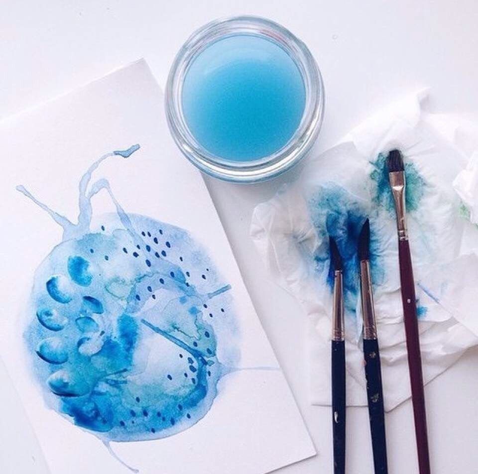 Blue color background