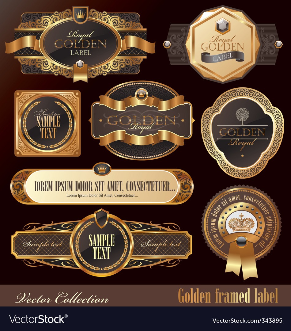 The background for the label