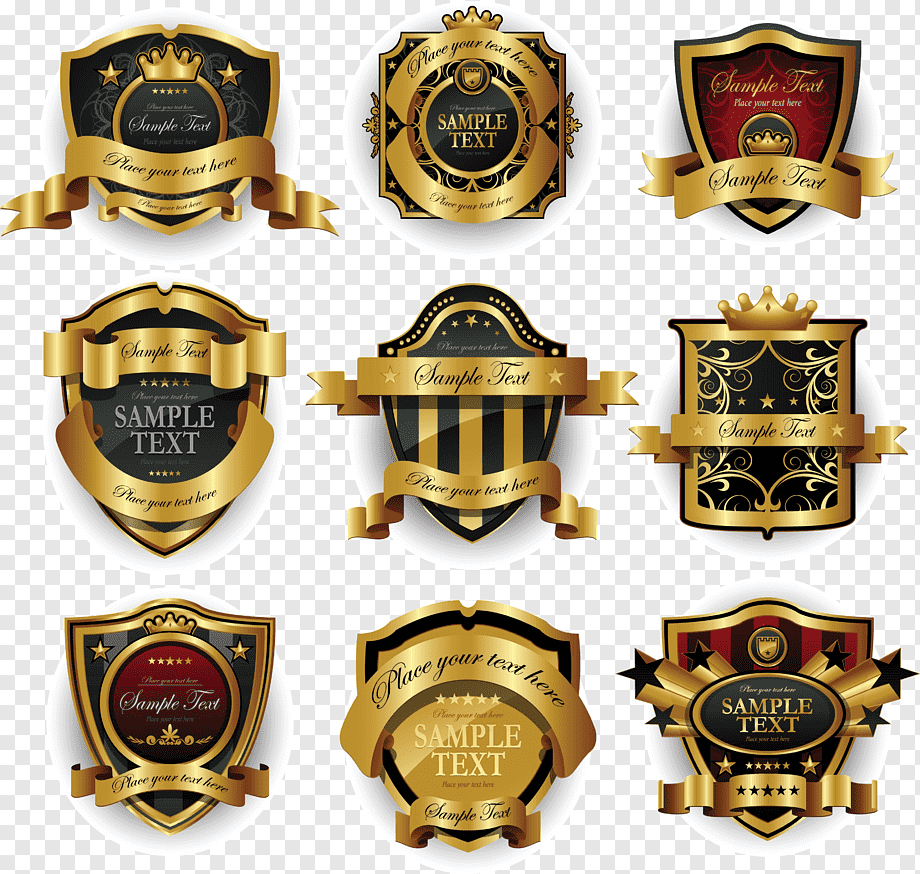 Golden tape for inscription