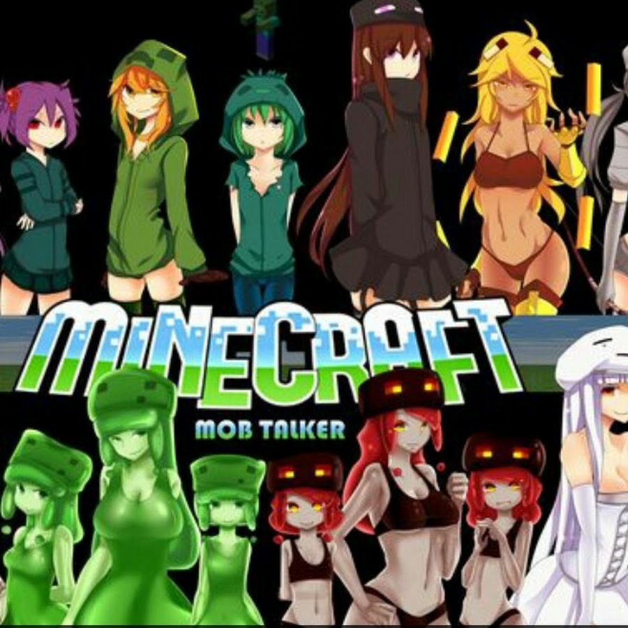 Mobs in Minecraft Hell in Anime