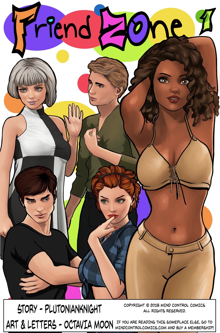 Transformation into a woman comic book