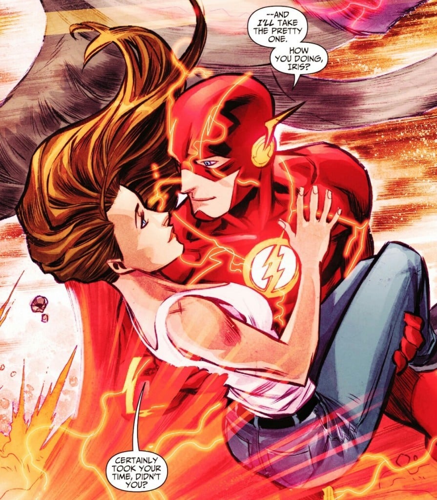 Barry Allen and Iris West Comics