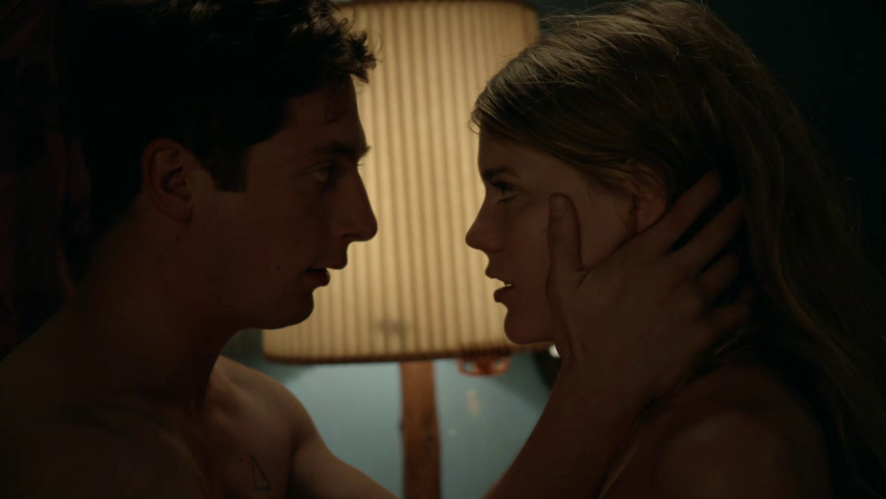 Ian and Mickey bed scenes