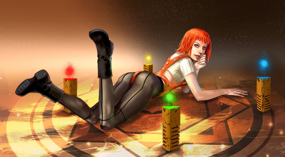 Fifth element Lila Tits