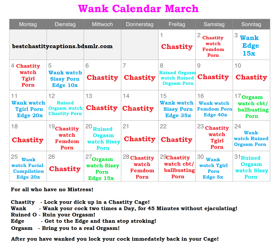 Permanent belt of fidelity to Femdom