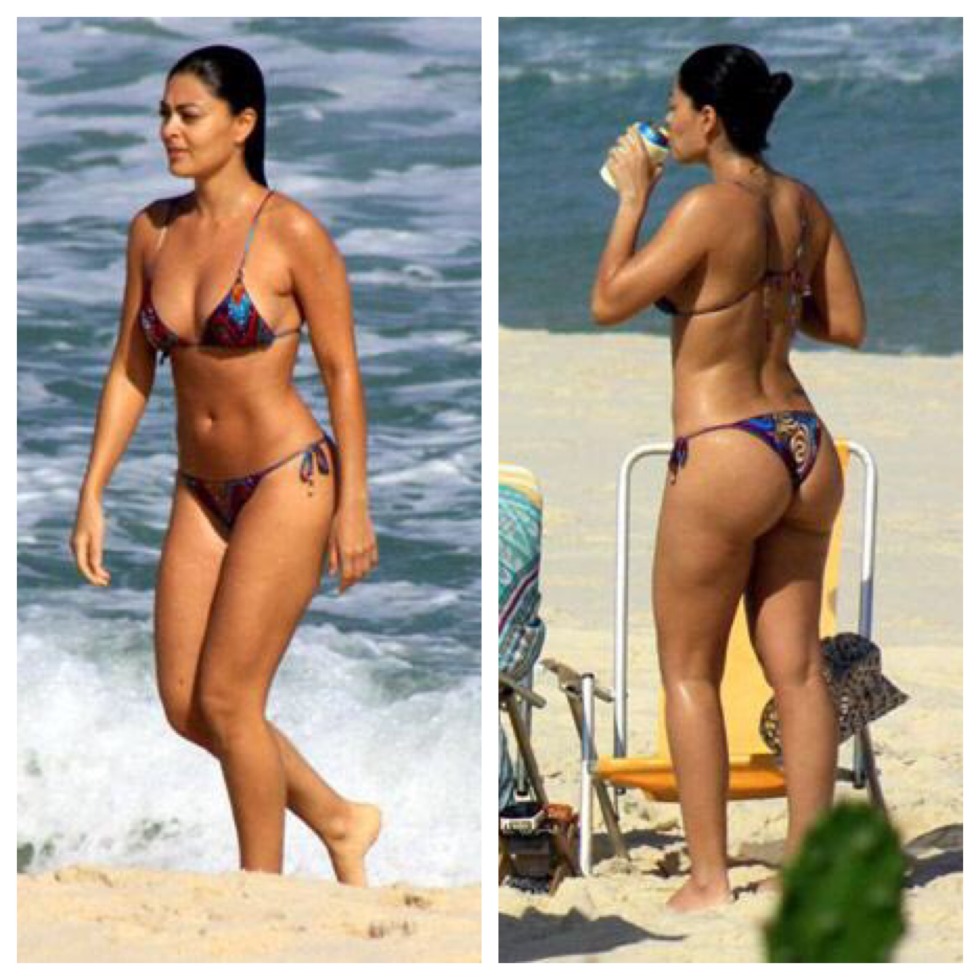 Luciana Paes in a bikini