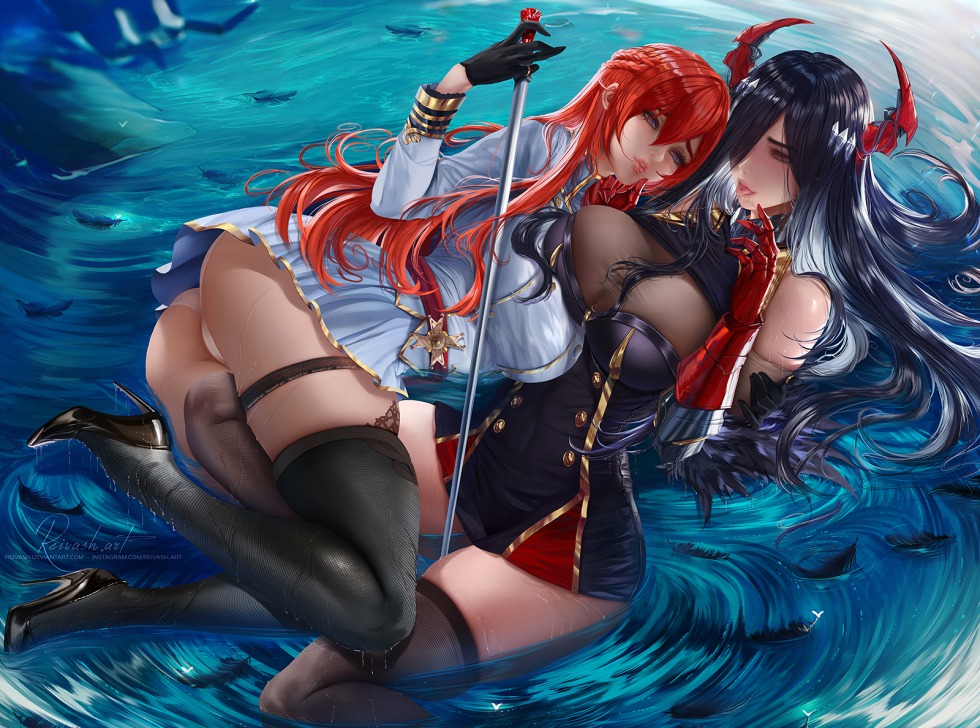 Hentai Azur Lane Illasties Double penetration