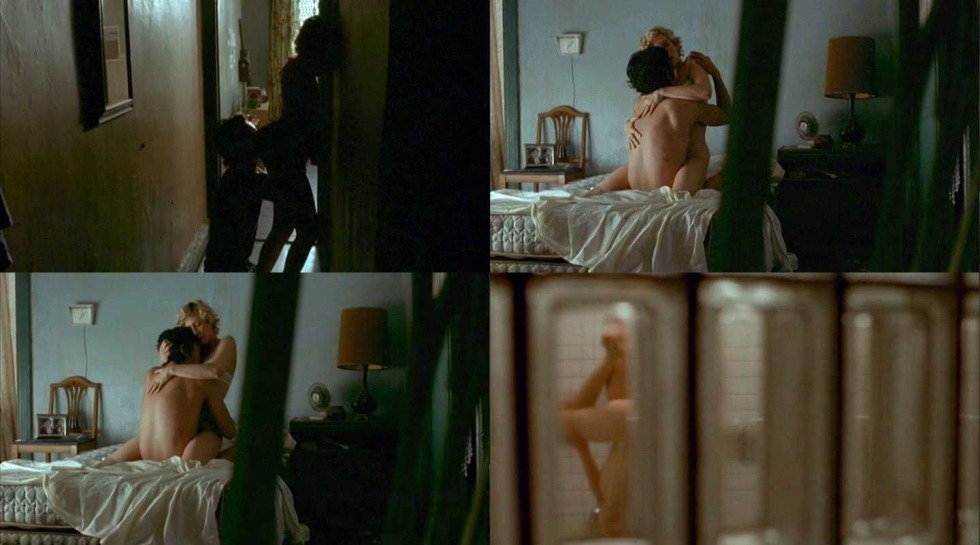 Vera Farmiga in an erotic scene