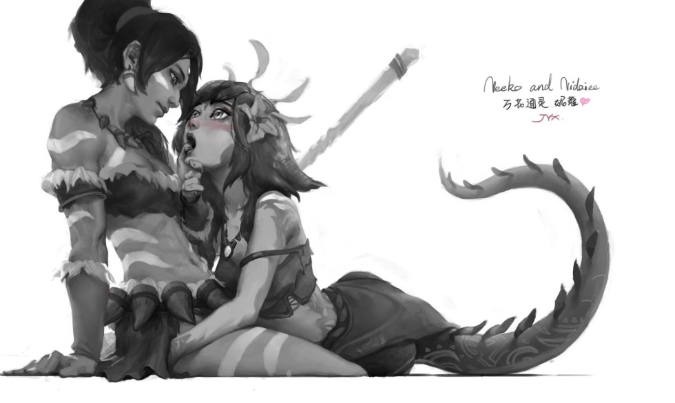 Anime girl in a cloak