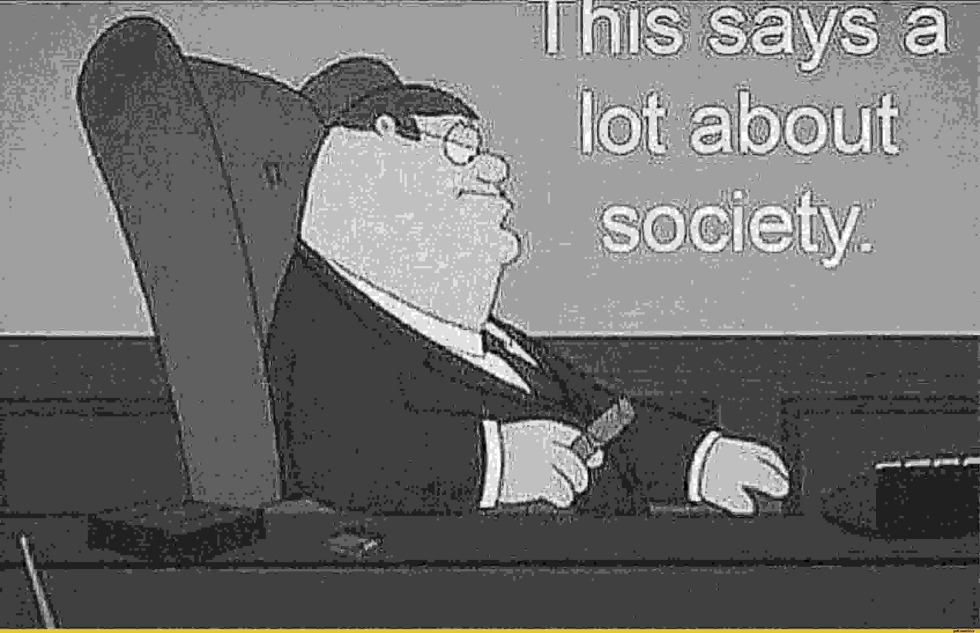 Peter Gryffin in shock