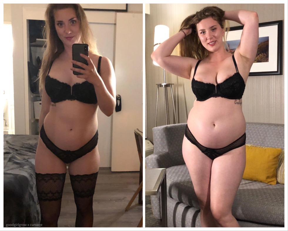 Girl with tummy Fiderism