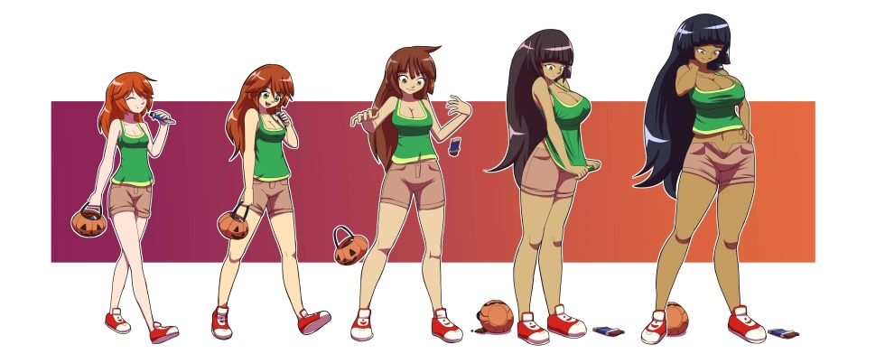 Big breasts transformation