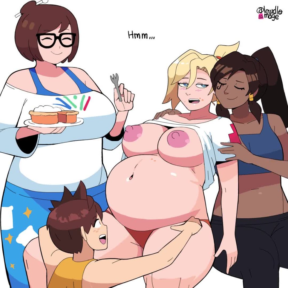 Weight Gain Fat Belly Anime Hentai