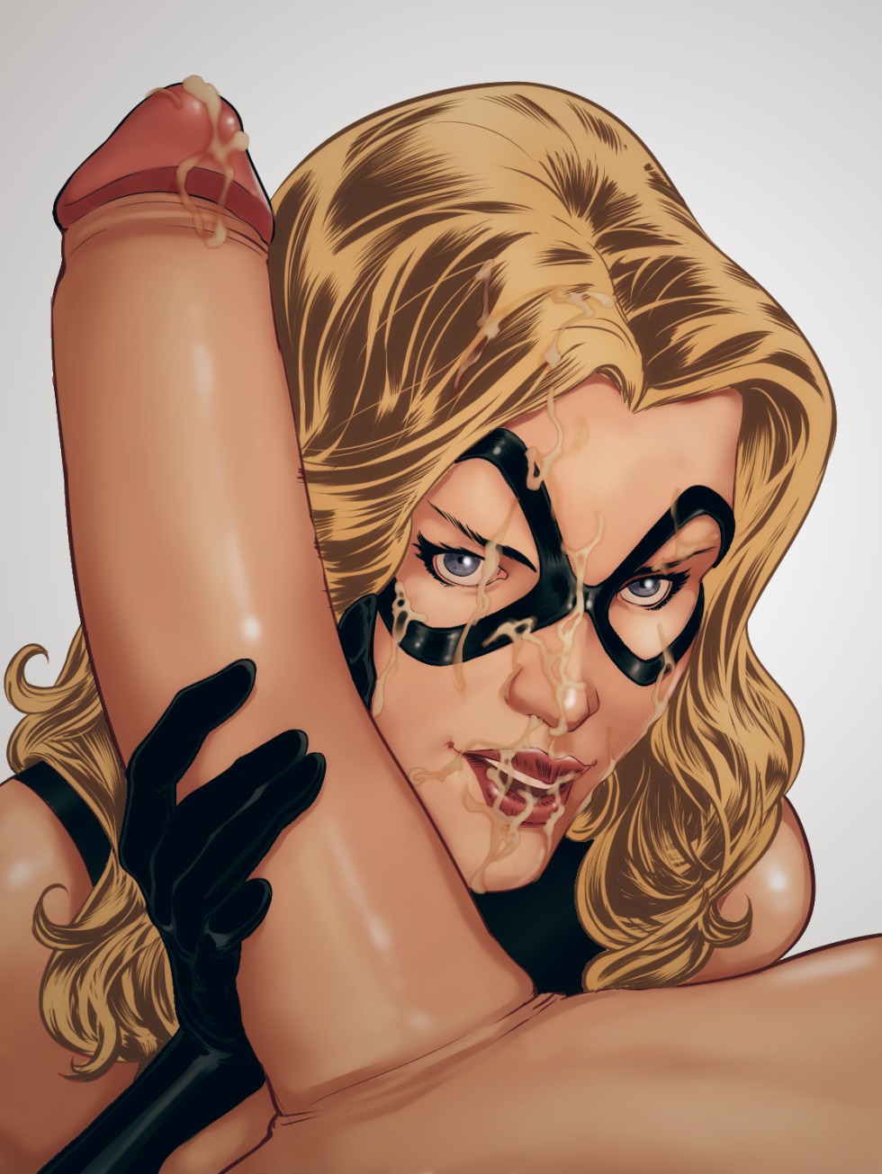 Hentai Miss Marvel and man spider comics