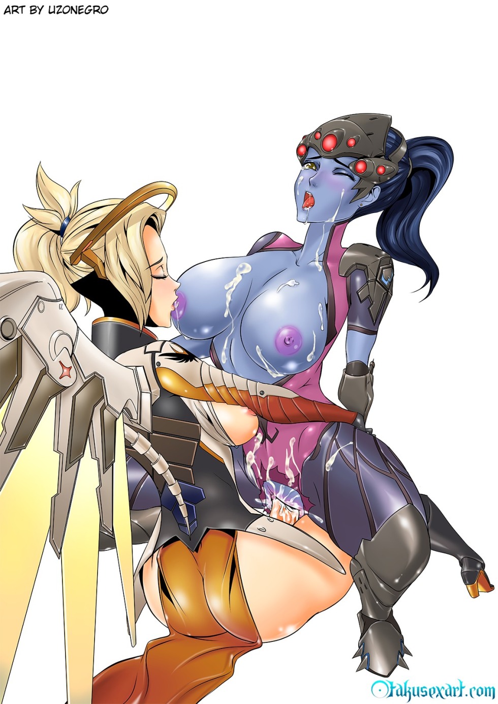 Hentai Overvotch widow Futanari