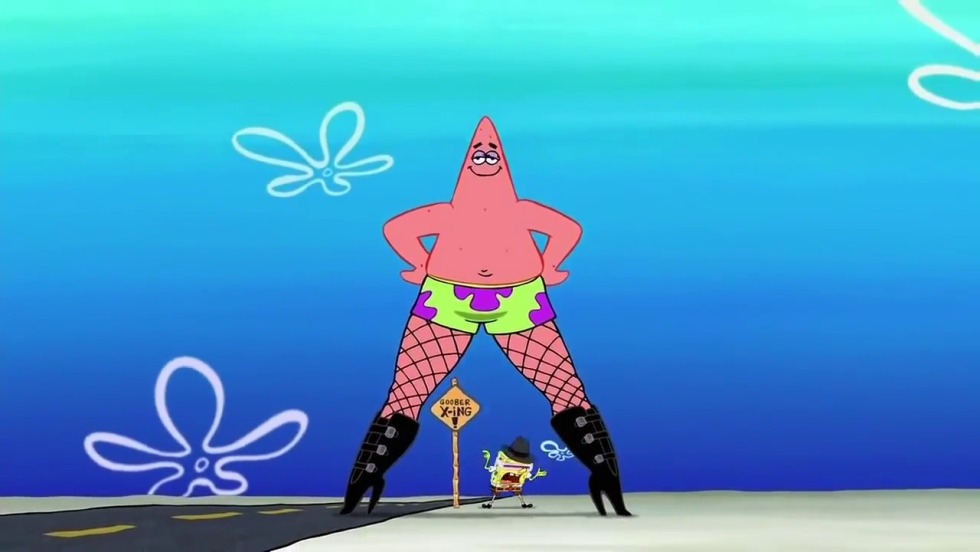 Patrick and Skvidward Hentai