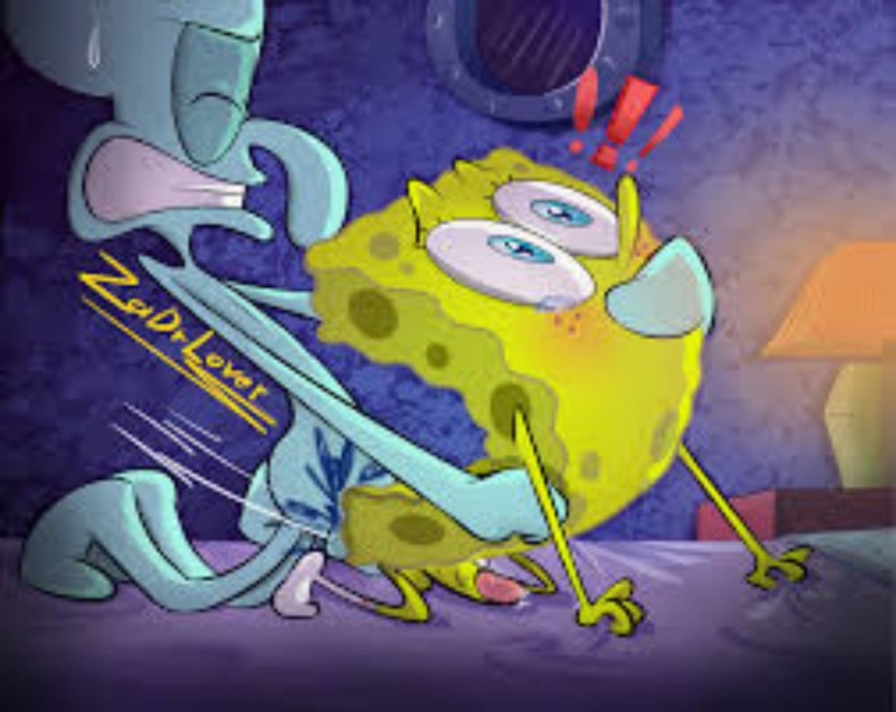 Patrick and Skvidward Hentai