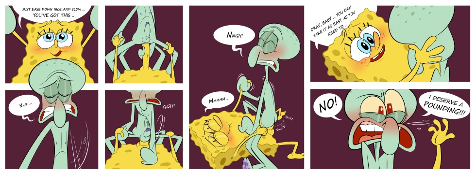 Patrick and Skvidward Hentai