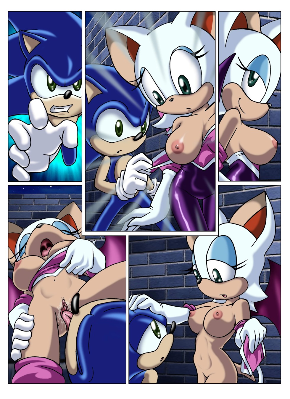 Hedgehog Sonic and Ruzh Hentai Comics