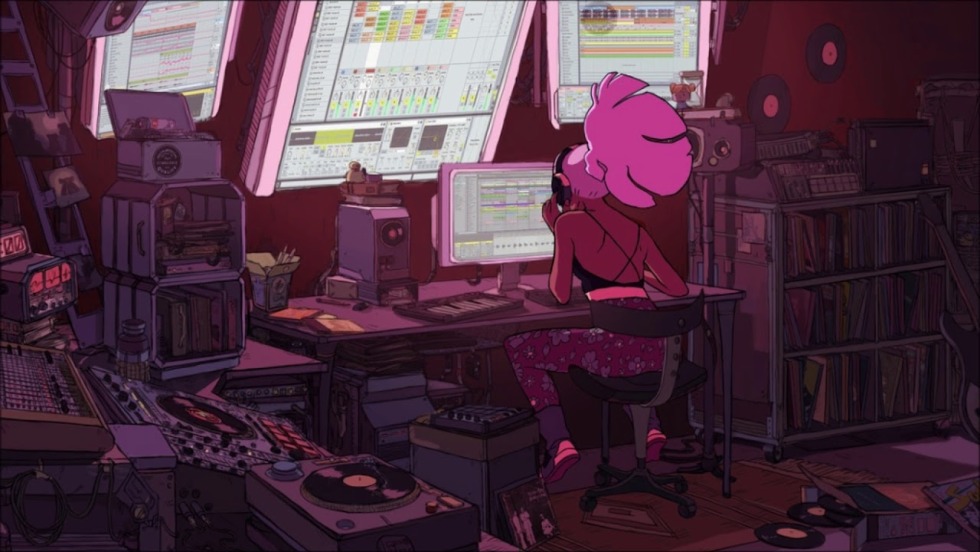 Girl with a katana in a mask, they