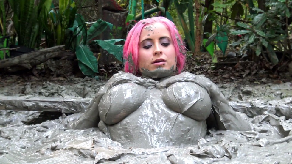 Photo shoot naked in mud